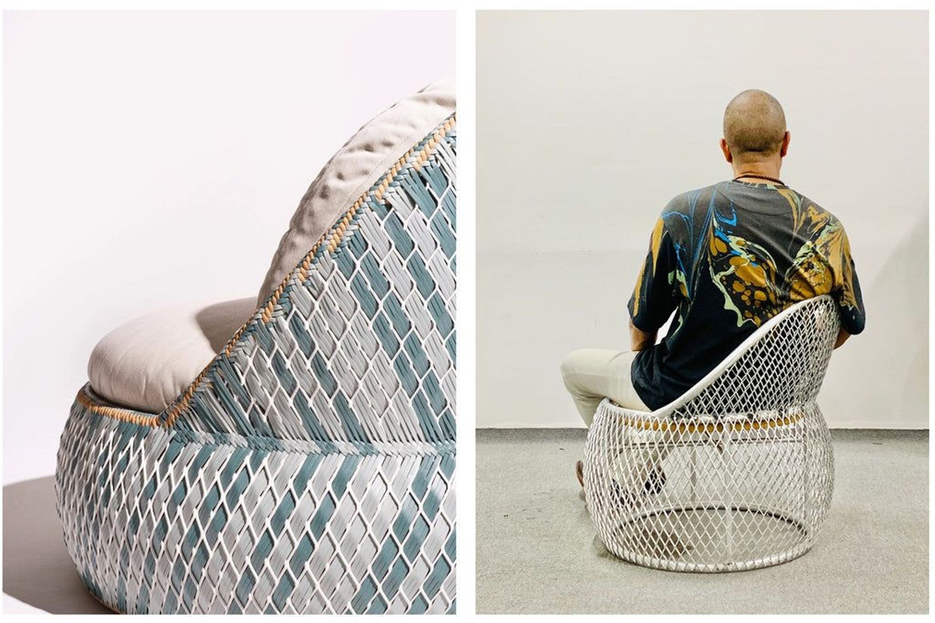 Stephen Burks and the Dala Lounge Chair.