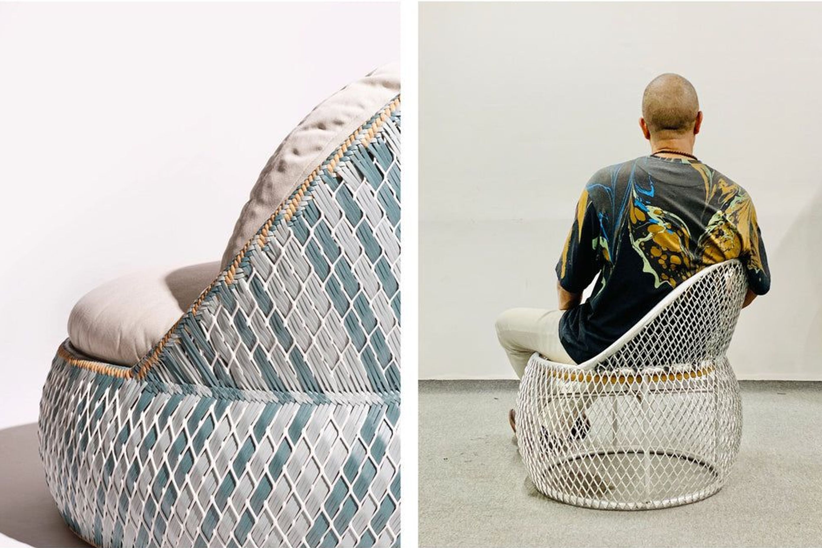 Stephen Burks and the Dala Lounge Chair.