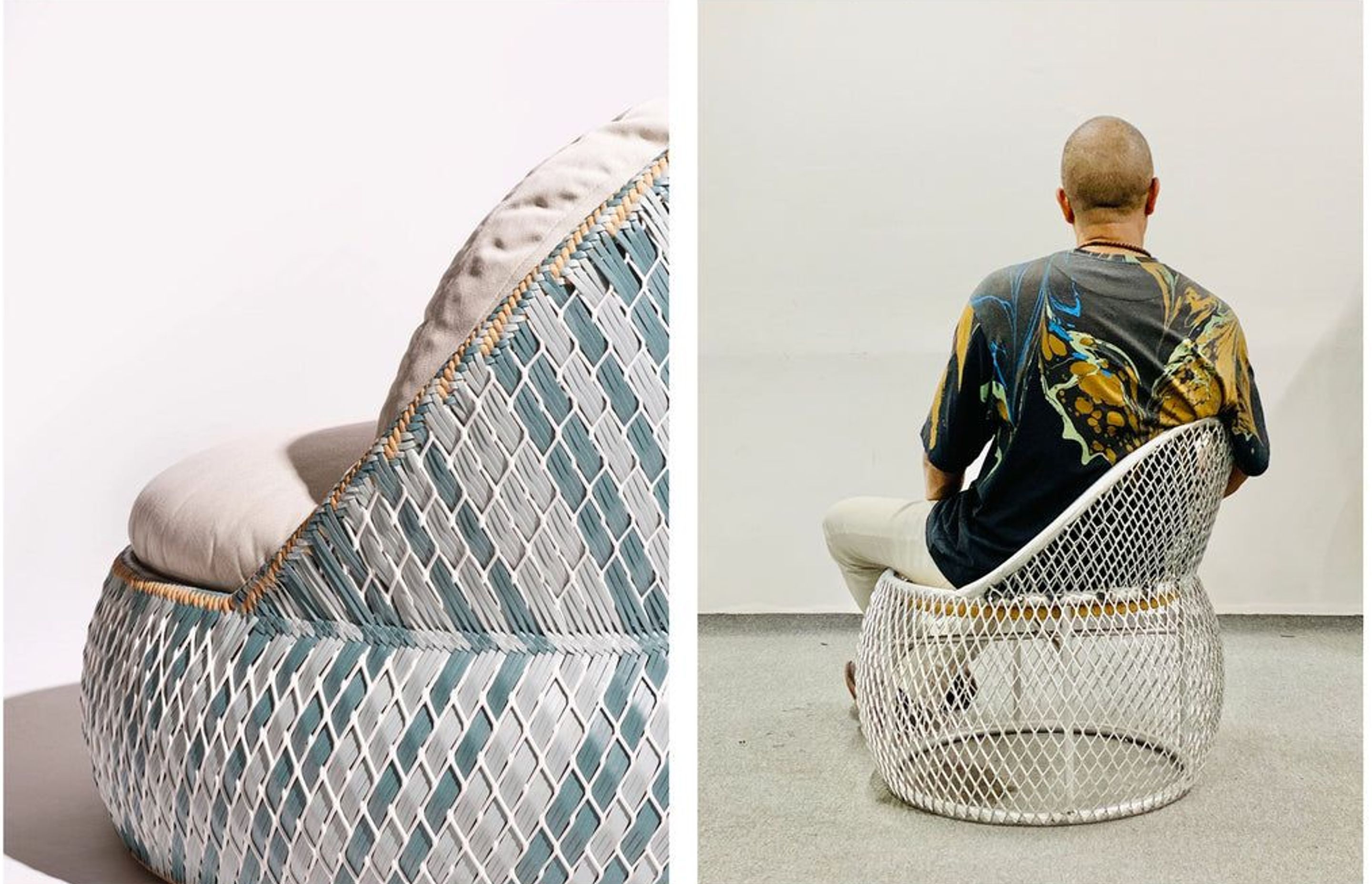 Stephen Burks and the Dala Lounge Chair.
