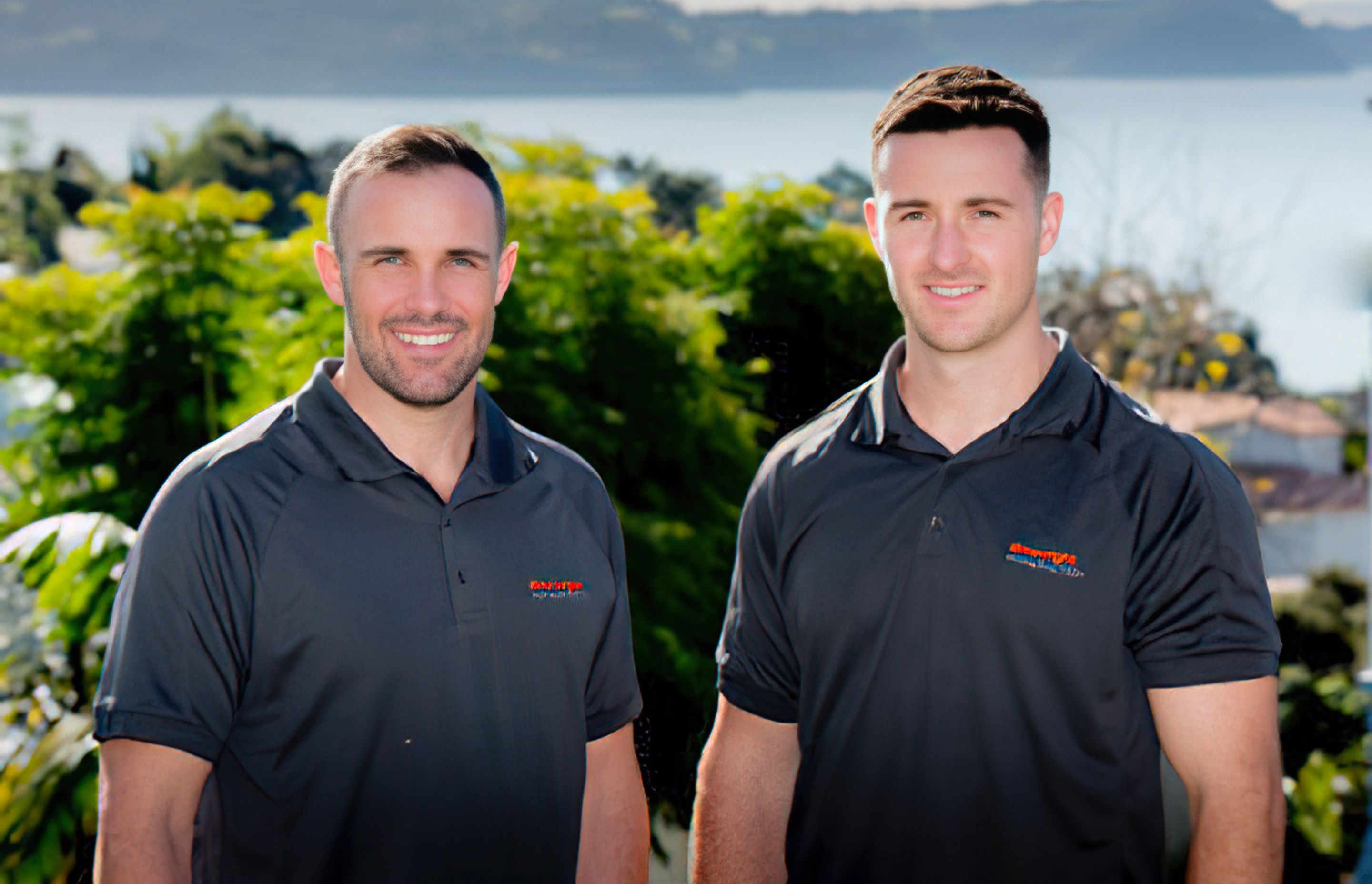 Dan Hawke-Mills (left) and Dillon O'Leary (right) co-own Downright Construction.