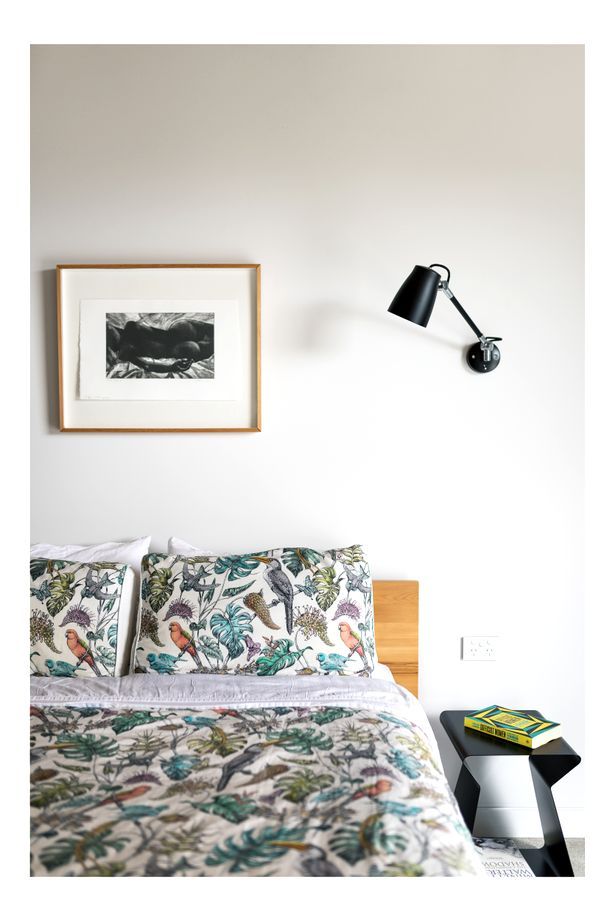 The house has four bedrooms, two bathrooms and a powder room. The walls are painted in Resene Snowdrift, which is offset by all steel being painted in Resene Nero.