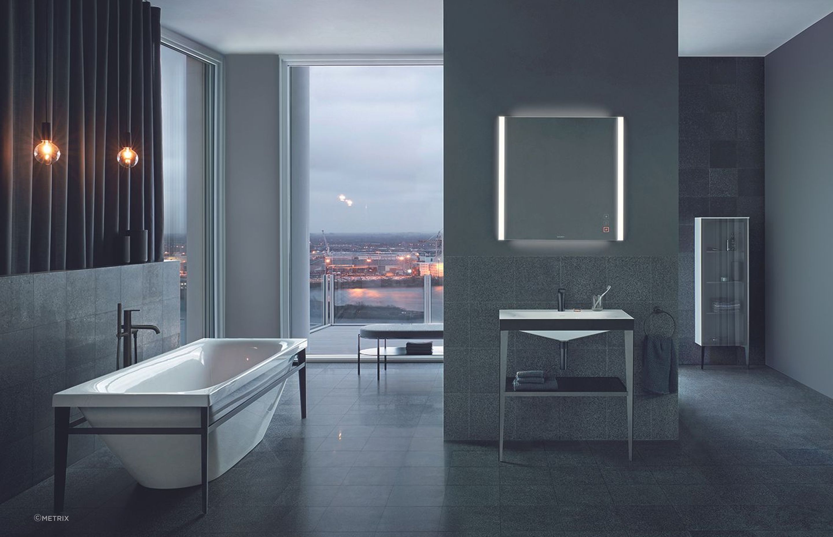 Planned to design perfection featuring the Viu/XViu Bathroom Collection by Duravit