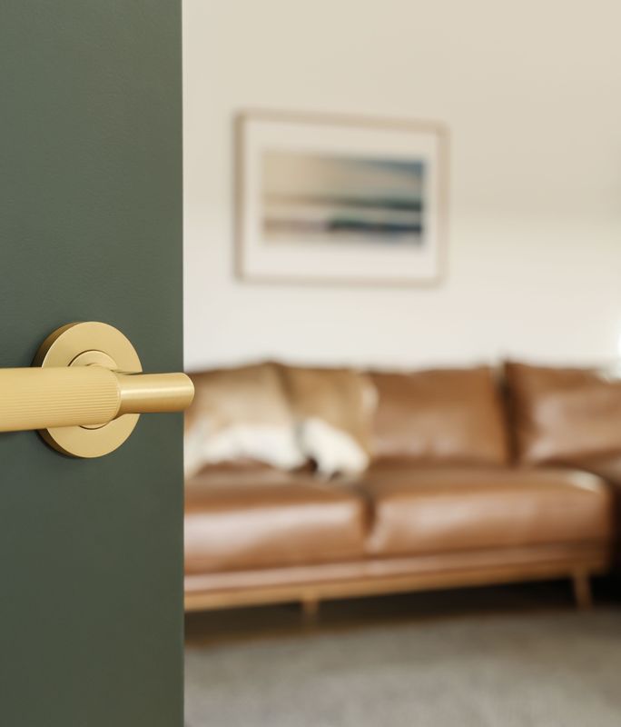 The latest in door hardware: a fluted range that spans all interior styles