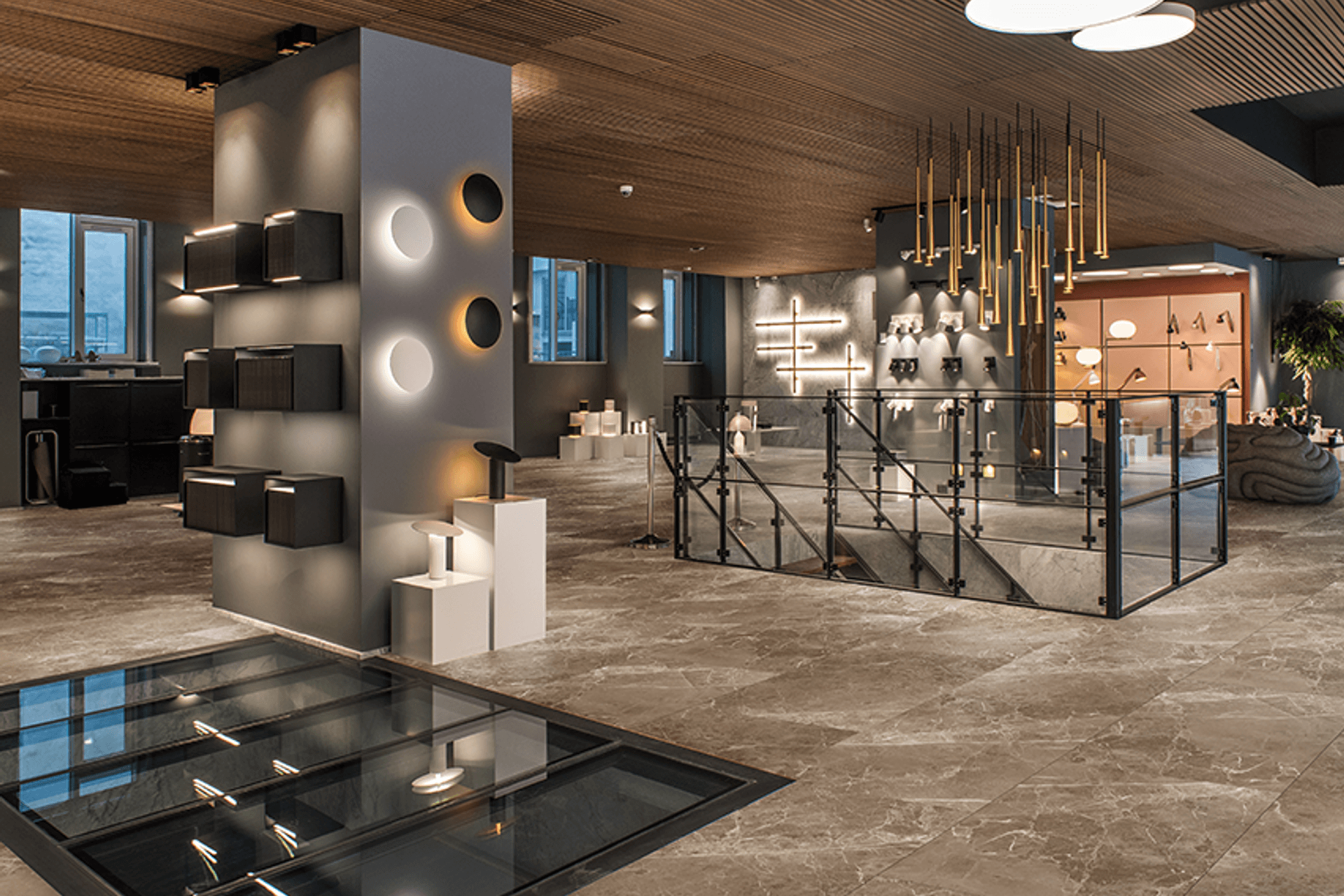 The Kährs Luxury Tile range also features six stone-look styles.