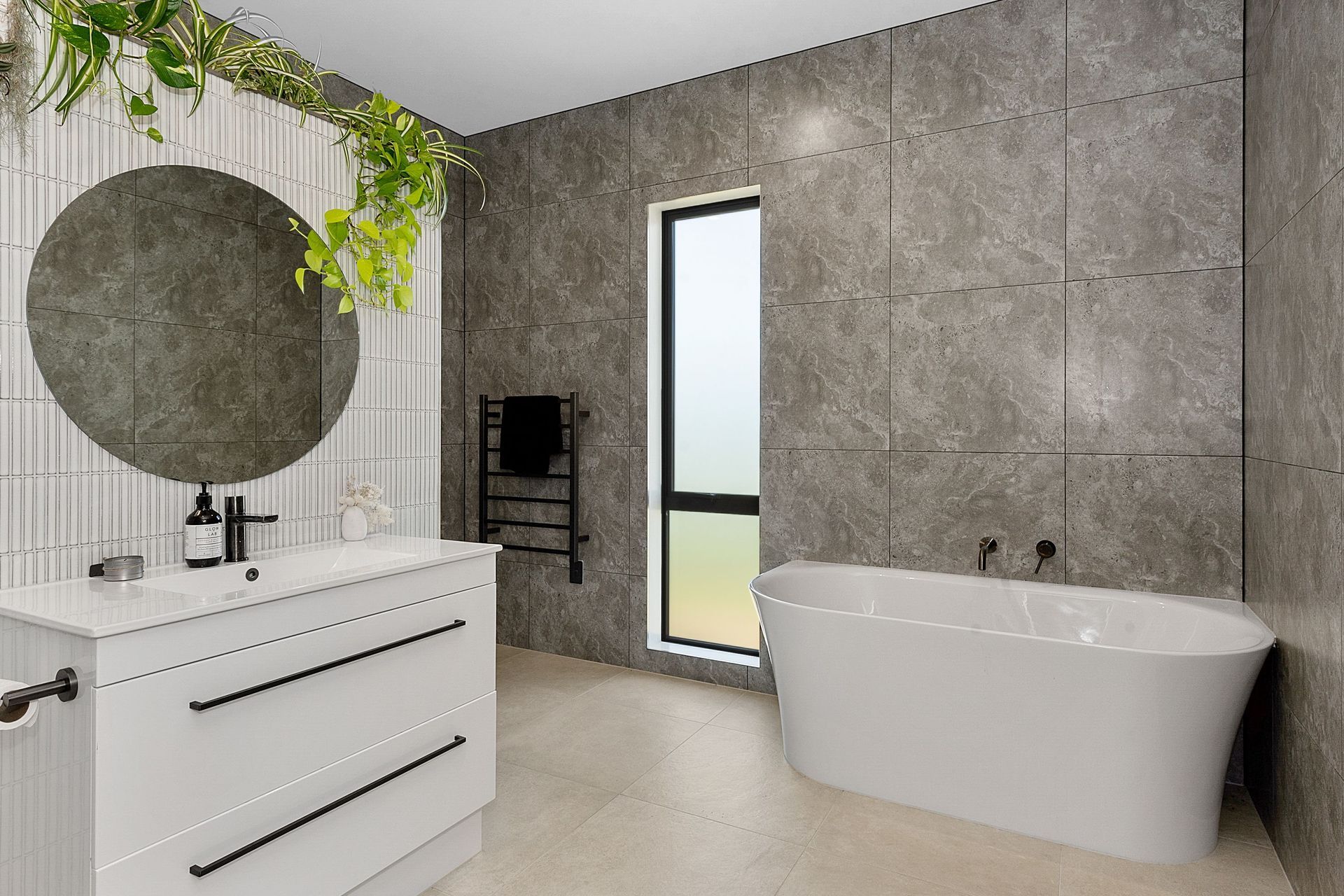 Homeowner and builder Gavin made the shower planter. “There’s a trough inside the wall connected to the waste,” he says. Gavin and Emma Brown both contributed ideas. “It was very much a full collaboration, which was thoroughly enjoyable," says Rob.