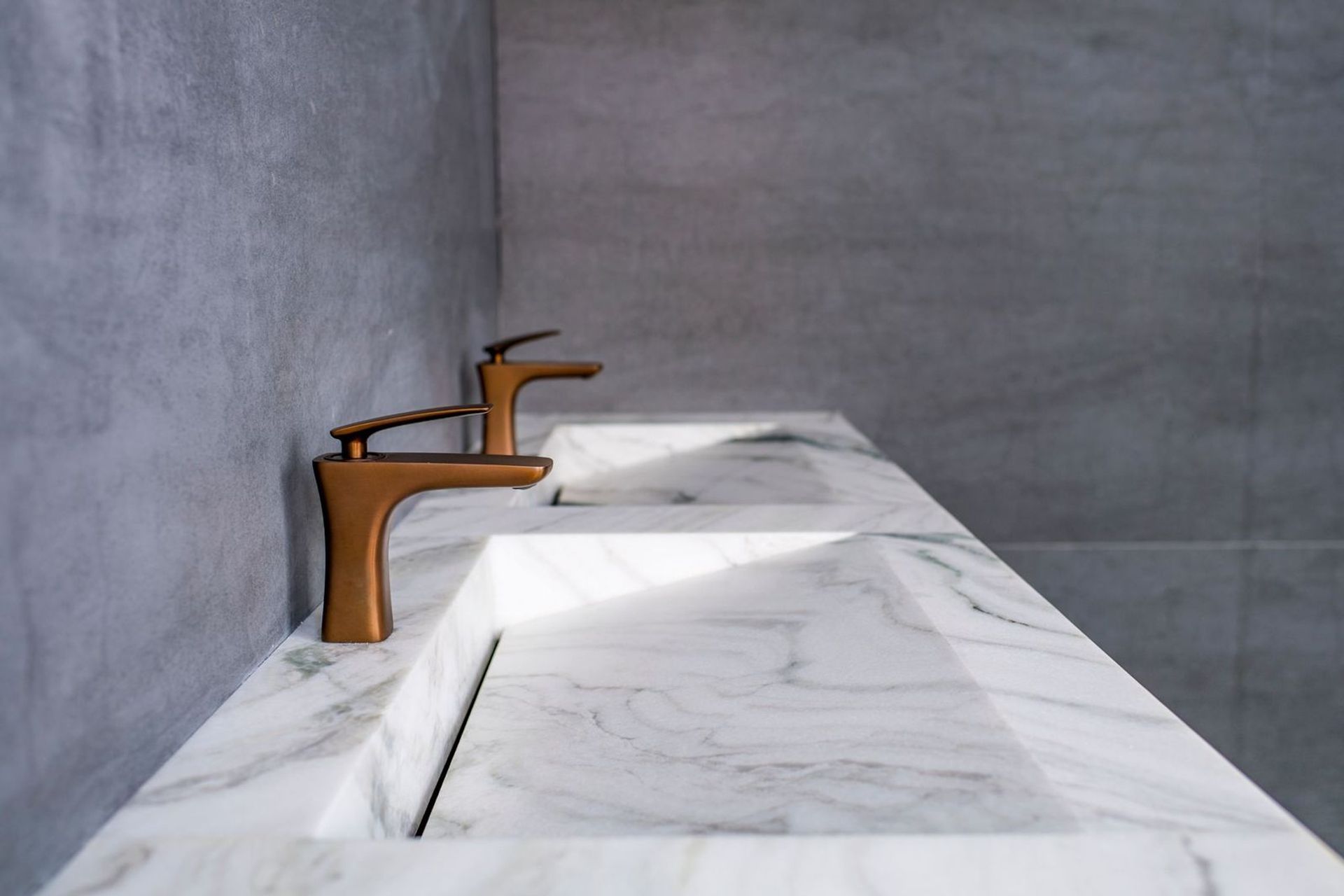Panda white marble features in Galleria Pietra's Metbuilt Stone package in Hunters Hill