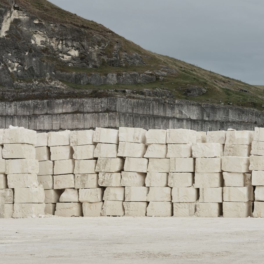 Enjoying the beauty of natural limestone