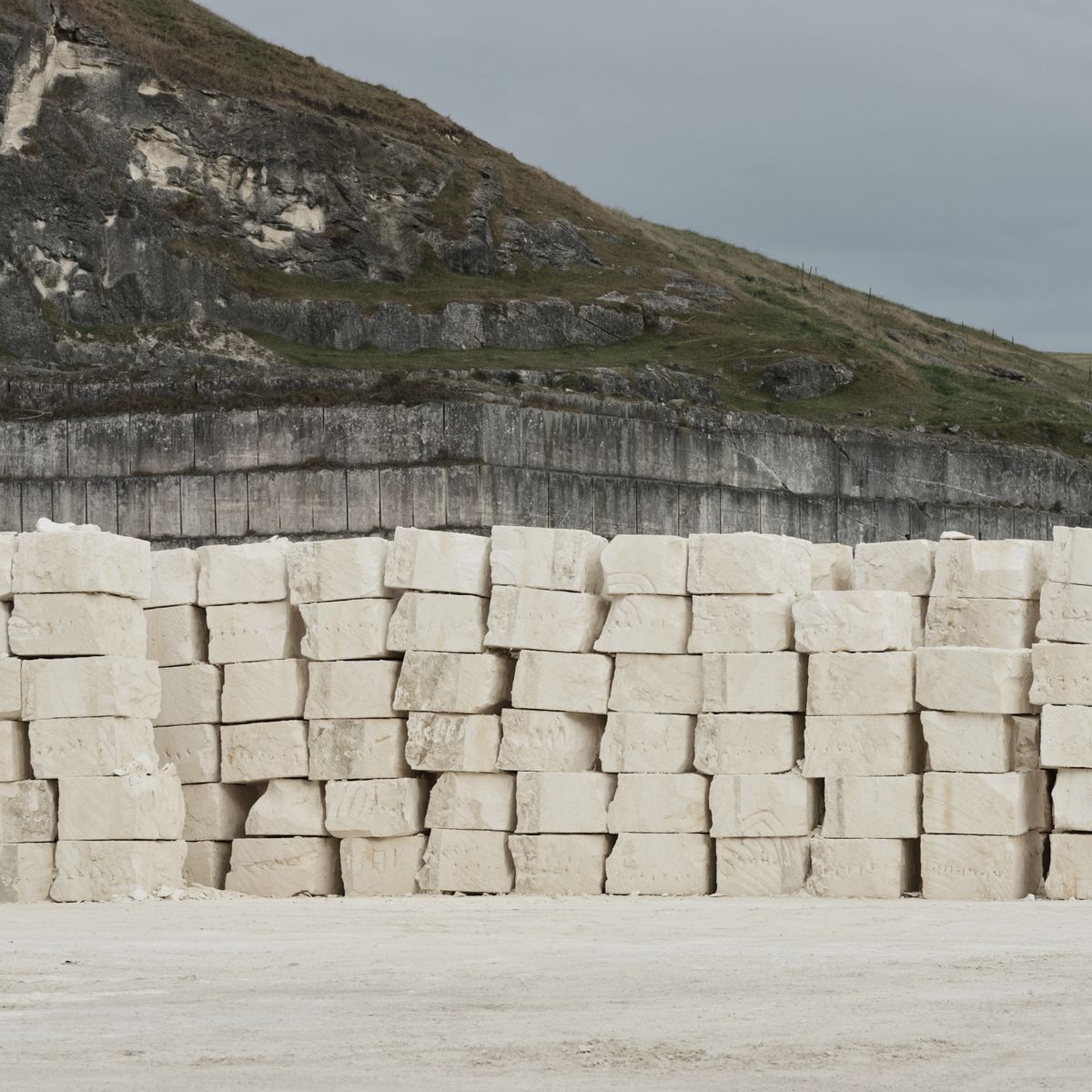 Enjoying the beauty of natural limestone