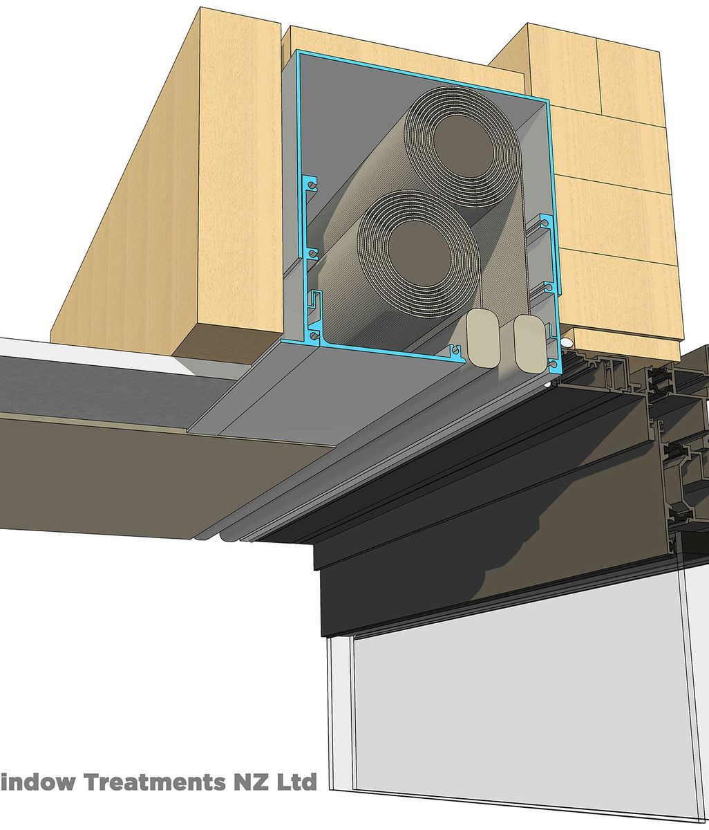 New Modular Recess Flush Box Keeps Blinds and Curtain Tracks Out of Sight