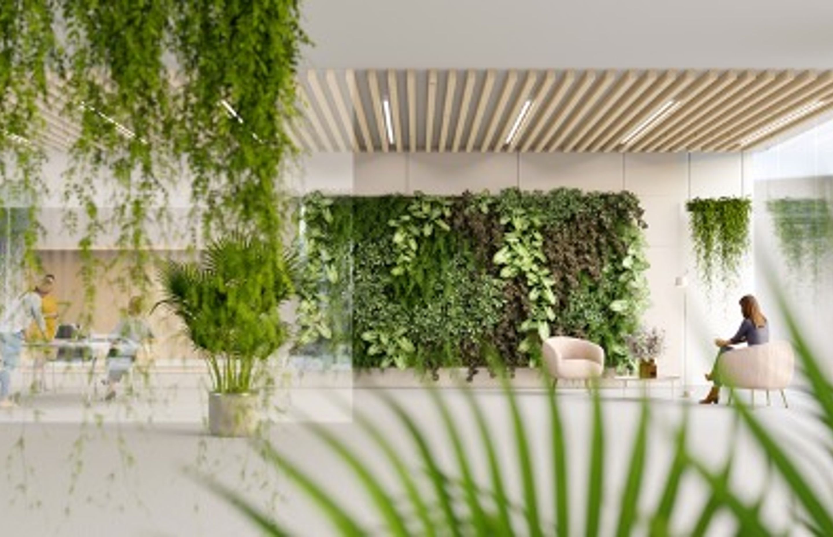 Wall gardens have been around for a few years now but will never be outdated. Bringing nature indoors is a fantastic way to make any interior space come to life.