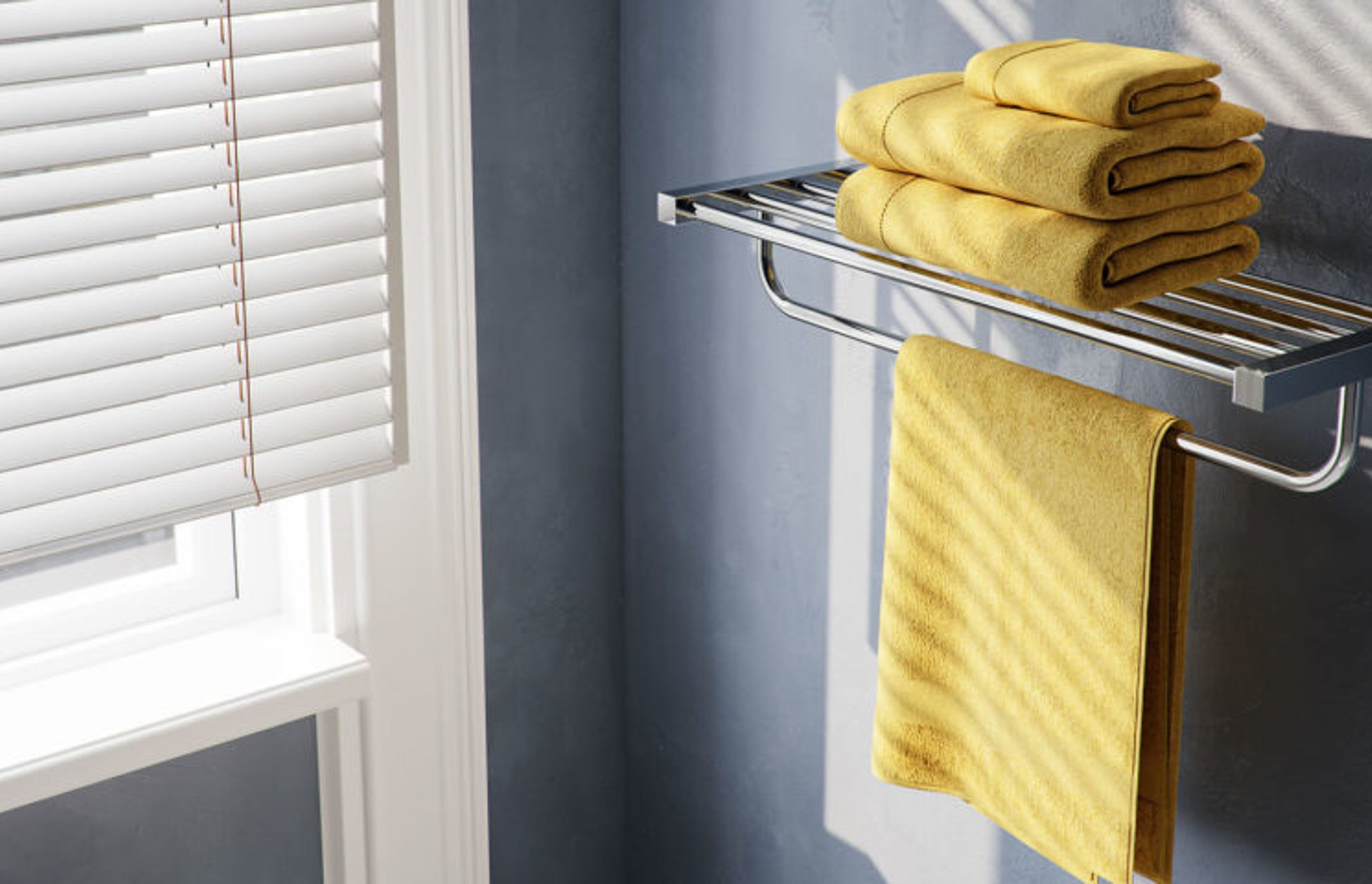 Towel Shelf and Hang Bar (8593)
