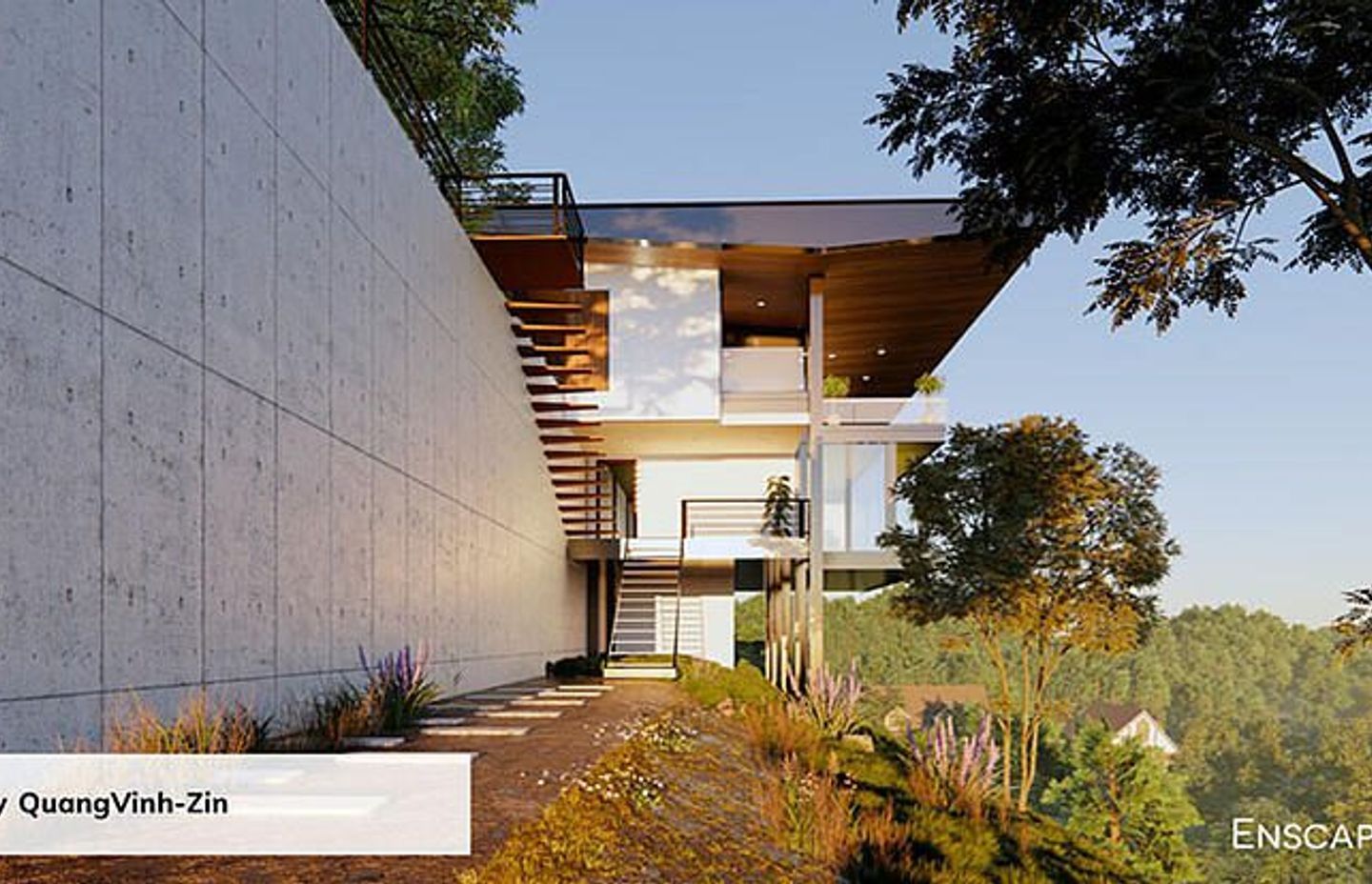 Architectural rendering by Enscape user QuangVinh-Zin