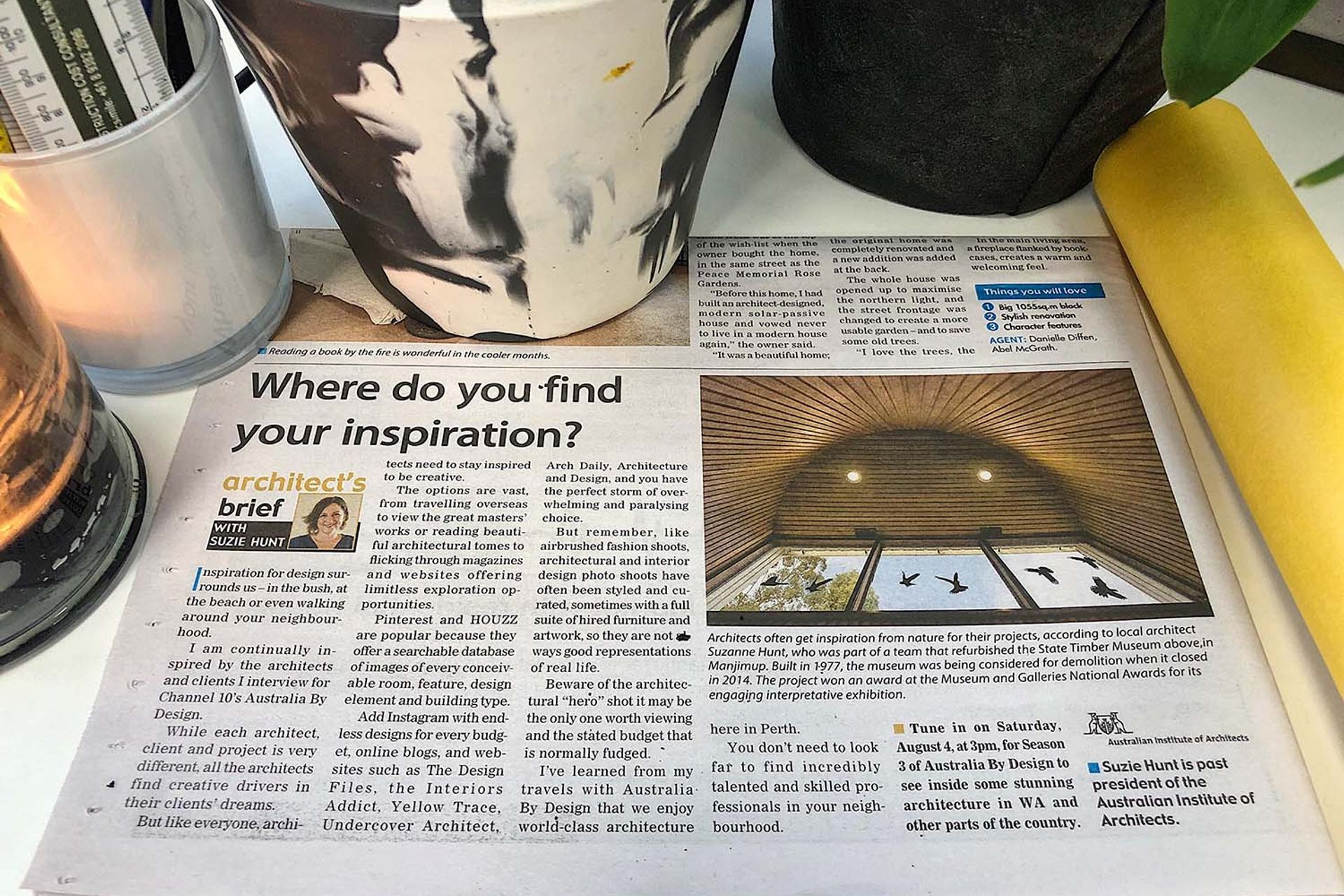 Where do you find your inspiration?