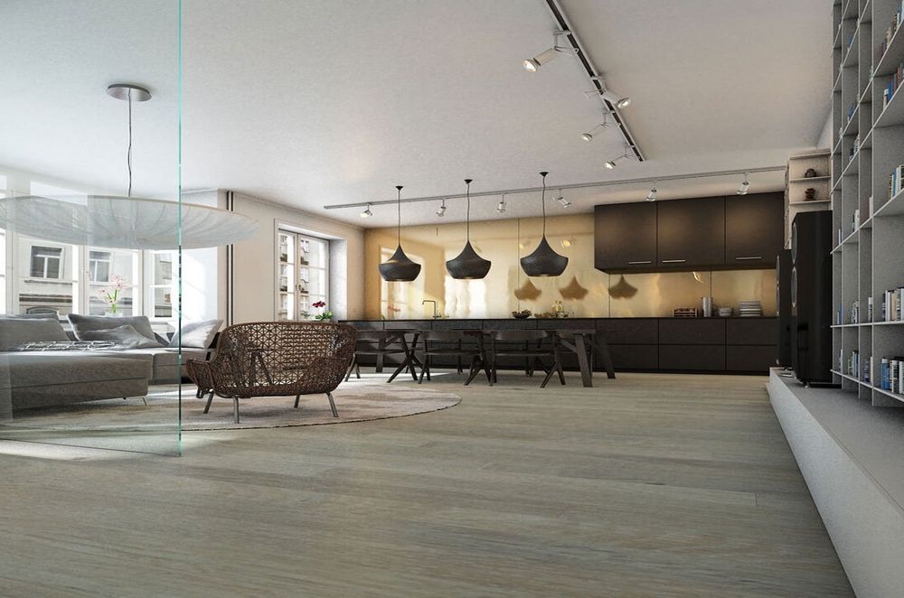 Hybrid flooring combines the aesthetic appeal of traditional flooring with enhanced resilience and durability.