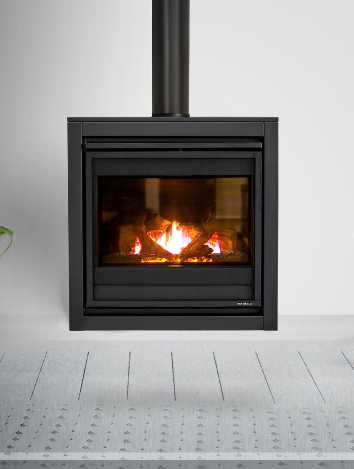 Gas fireplaces often require professional installation. Featured product: the X-Series Freestander Gas Fireplace.