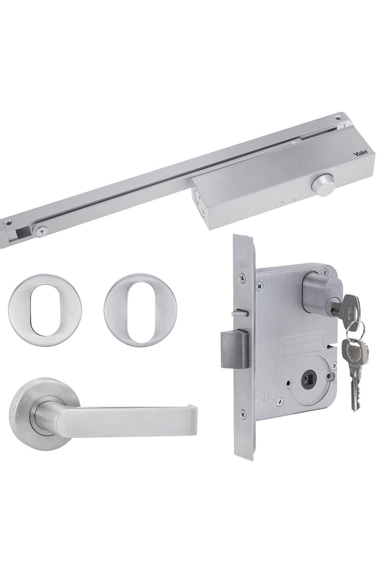 By including both the door furniture closer and lock all in one for a common door type, the Yale Simplicity Series is an efficient and cost-effective solution for multiunit developments.
