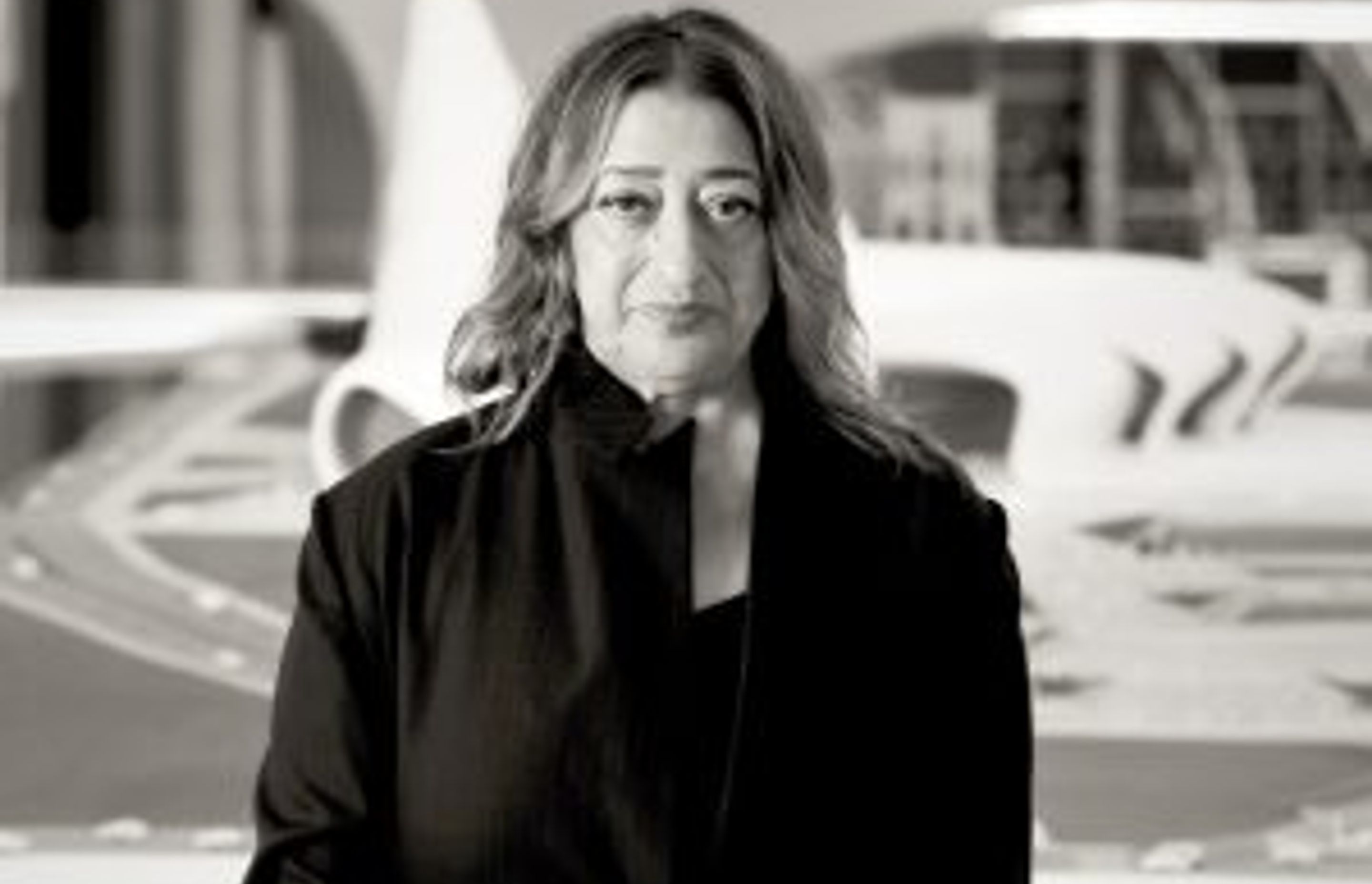 Zaha Hadid in Heydar Aliyev Cultural center in Baku nov 2013