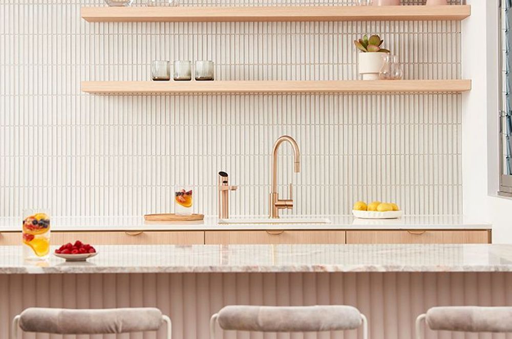 Add the lustre of gold to your kitchen