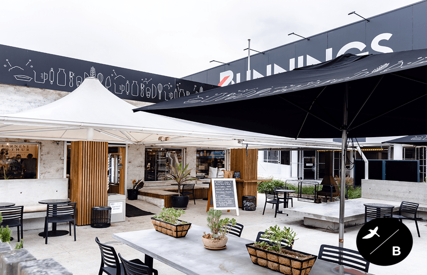 No one likes sitting on top of each other. We consider this when dealing with commercial venues. Interior Design: Birdblack Design. Photography: Better Together Photography Co.