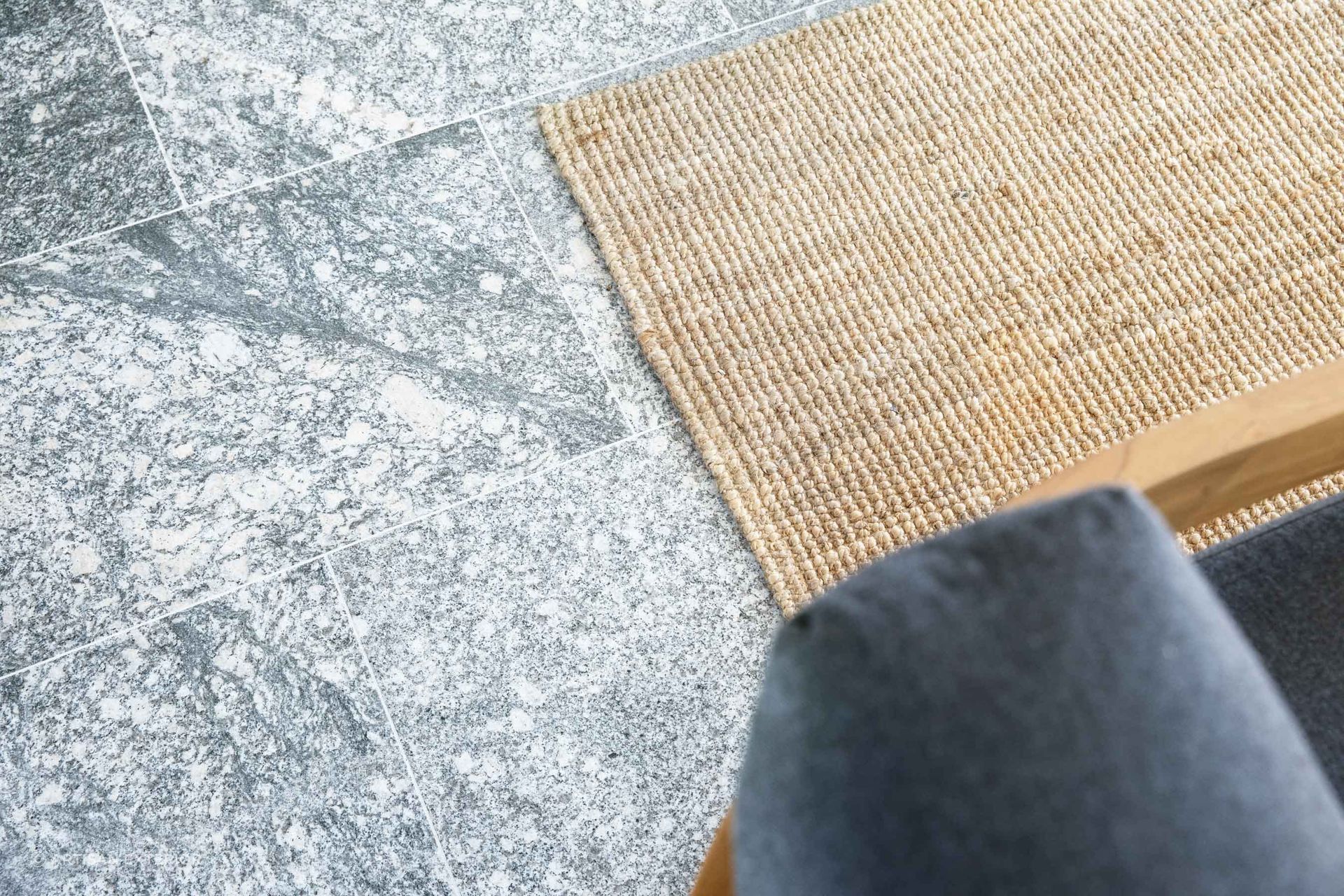 Granite pavers showcasing the materials distinct patterns.