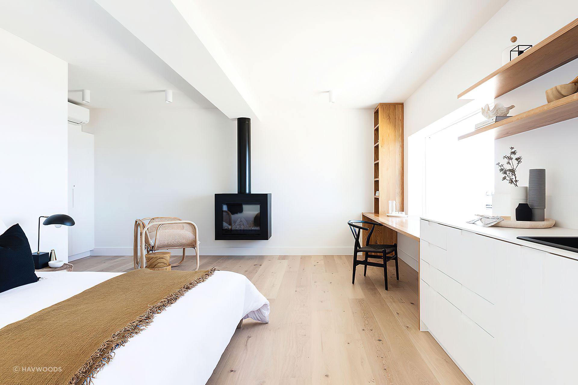 Engineered flooring can be used across the home.