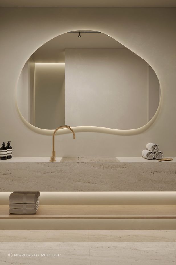 Amiah | LED Bathroom mirror | Mirrors by Reflect®
