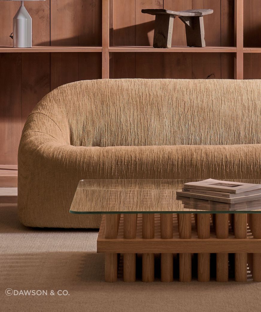 Arbor sofa and Games coffee table for Natadora