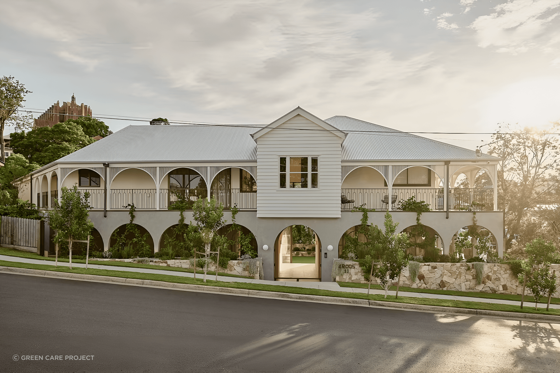 Mediterranean style homes feature plenty of greenery. Featured Project: Arcos by Green Care Project