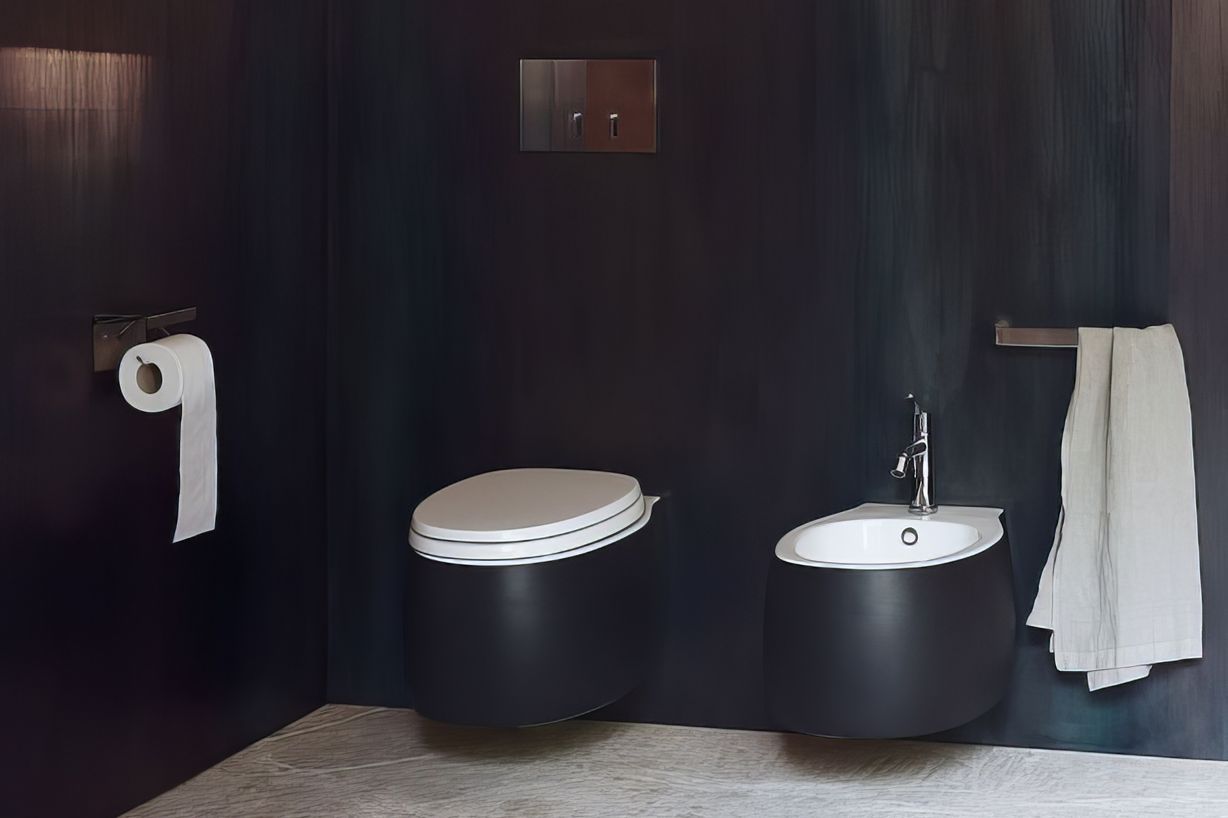 Pear 2 WC and Bidet by Patricia Urquiola