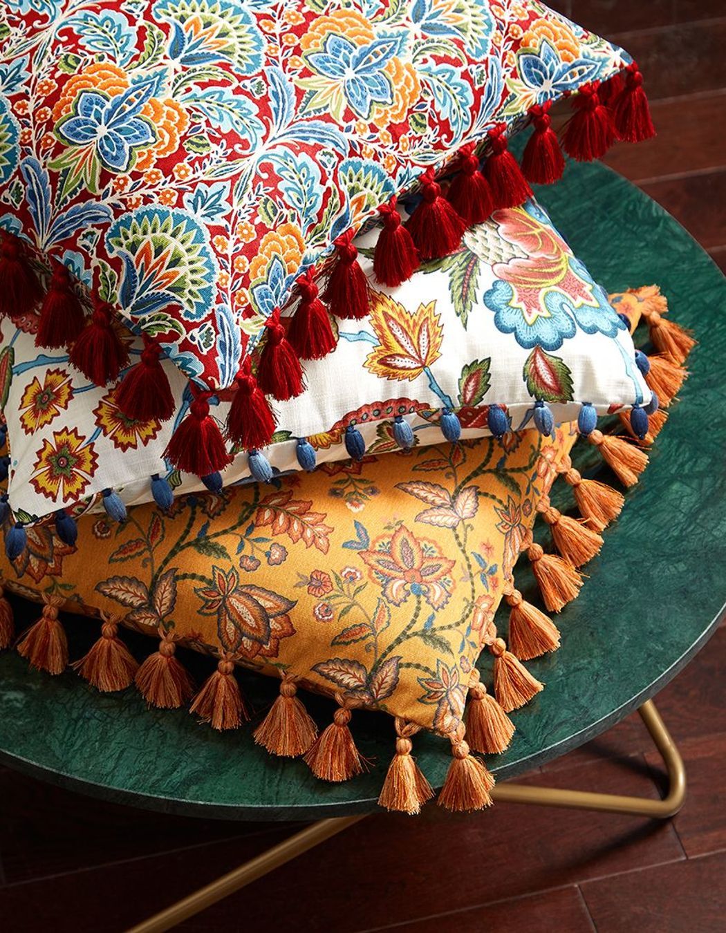 Rich, floral inspired patterns are a great way to add a pop of colour into your space.