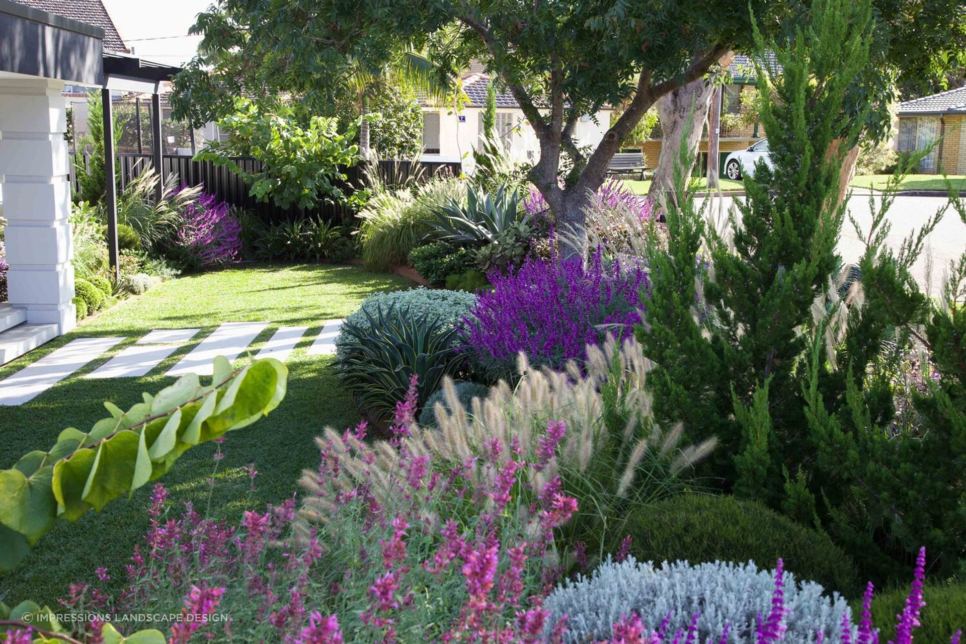 Purples and pinks bring a garden to life