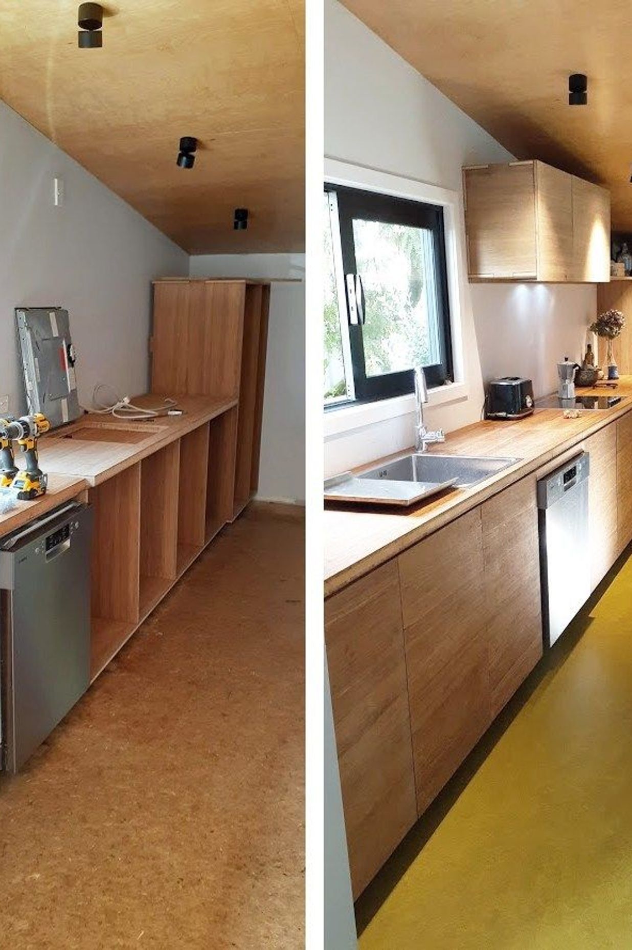 DIY Kitchen Benchtop & Cabinetry