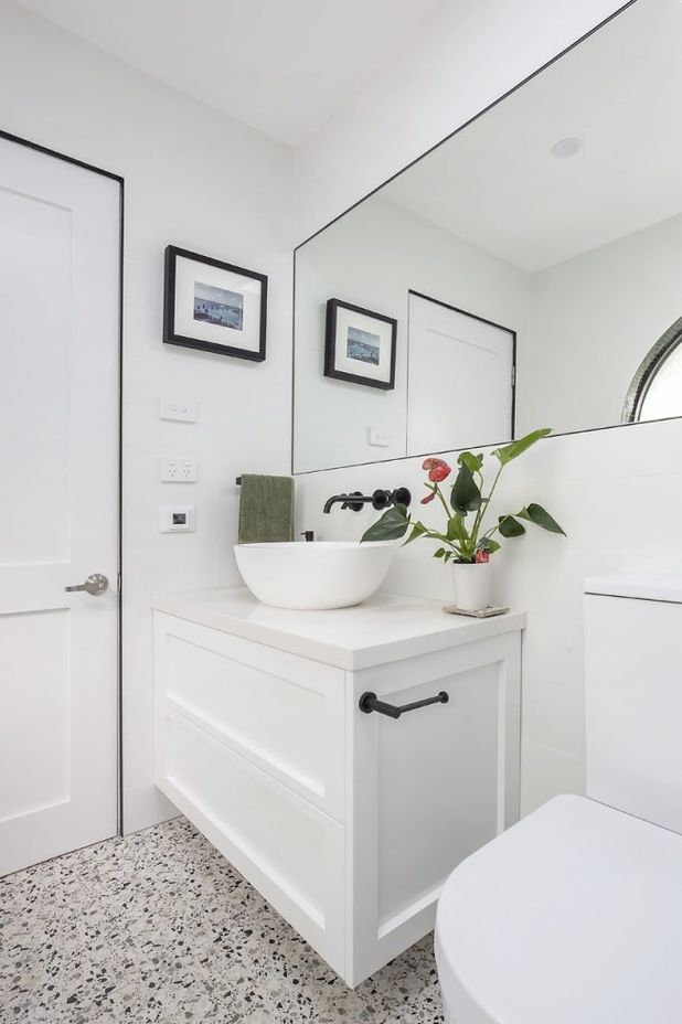 Terrazzo-Style Bathroom Renovation at Clareville