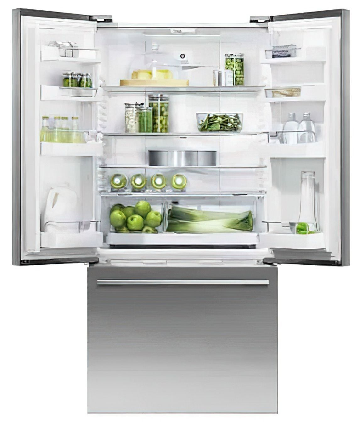 Fisher & Paykel 487 Litre French Door Refrigerator - Stainless Steel