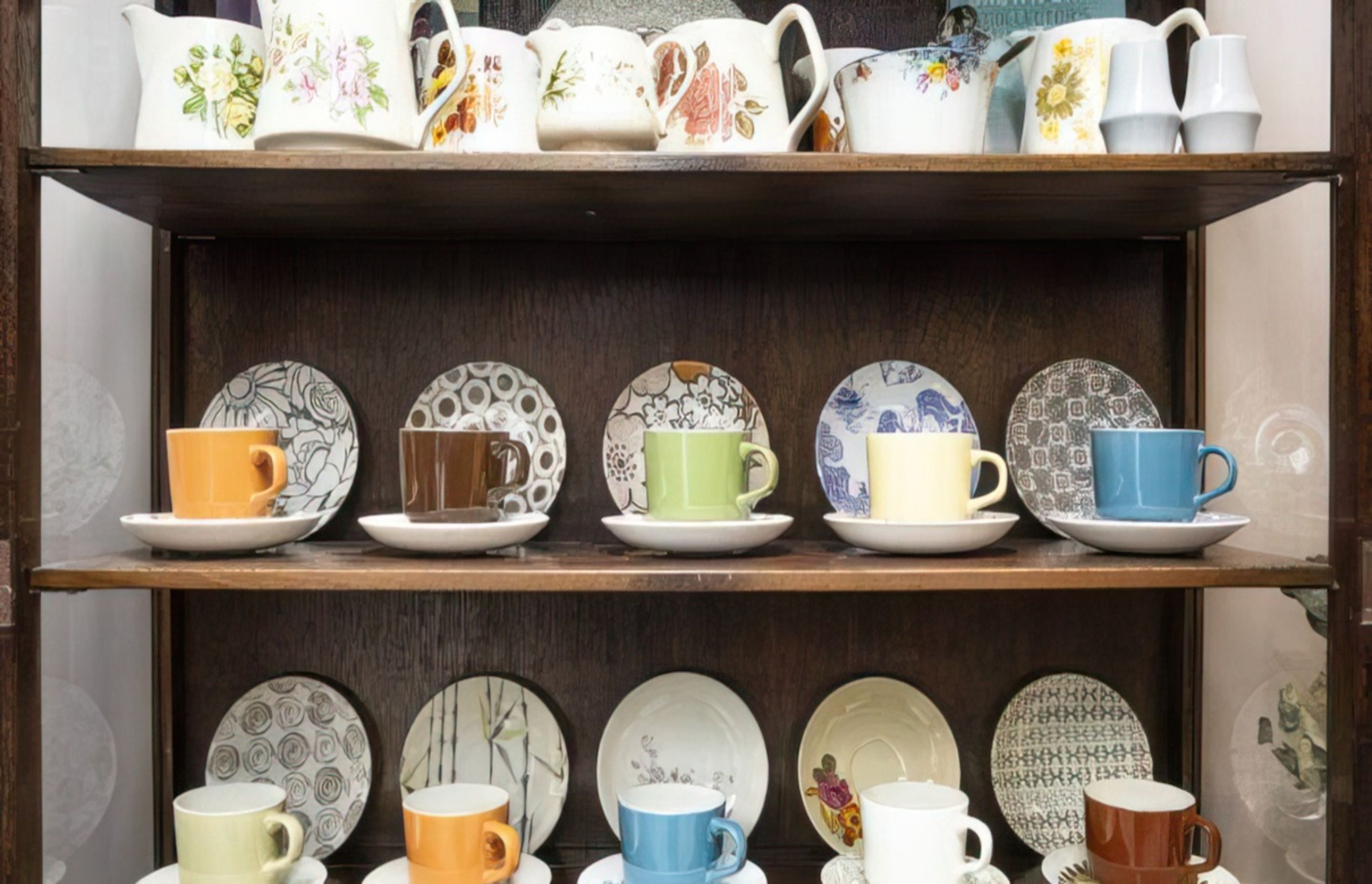 Lloyd collects Crown Lynn – she loves the colours and the fact they are a slice of Kiwi history.