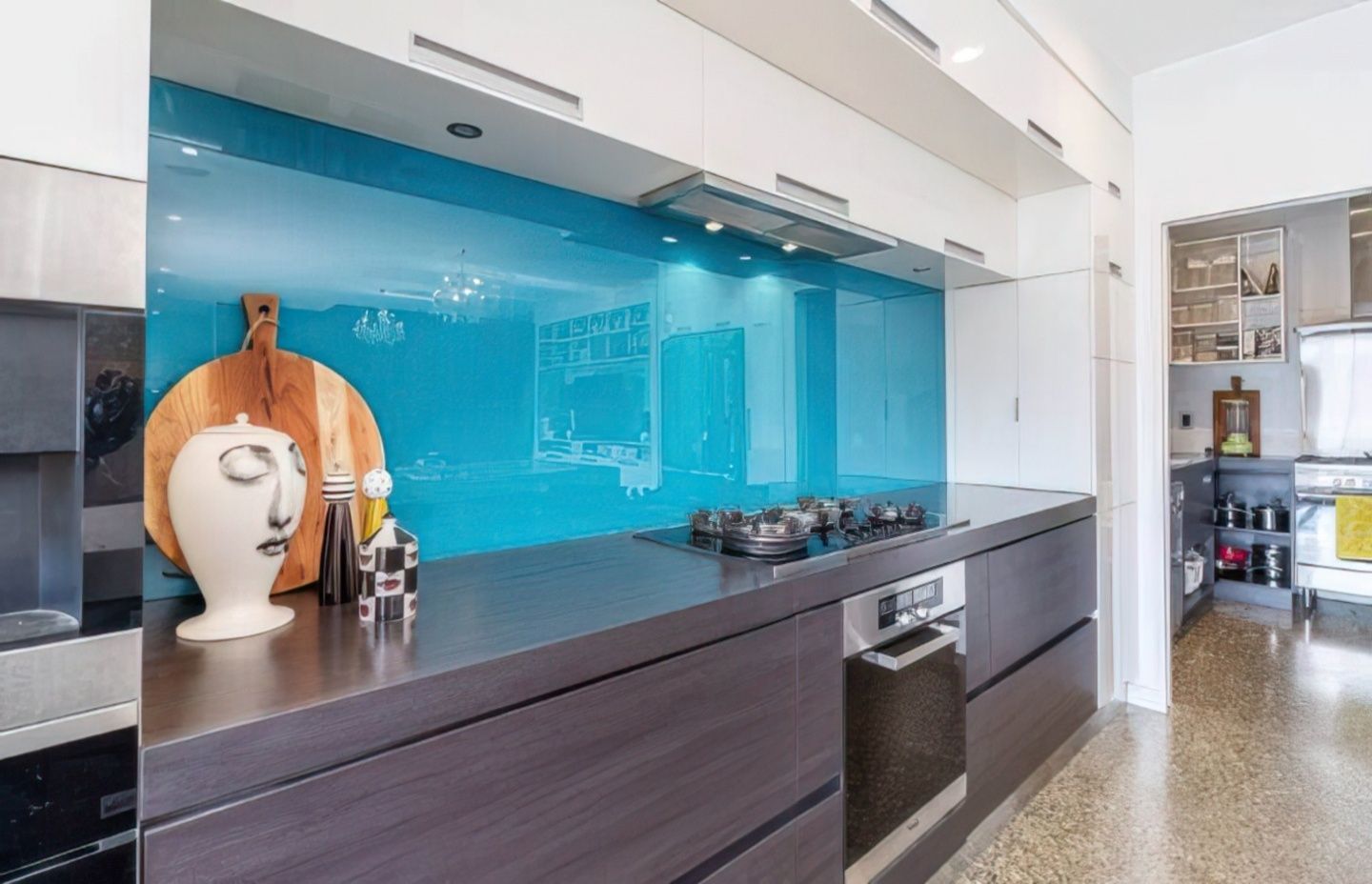 Jones’ style is bold and colourful, but she was nervous about putting colour on the walls.