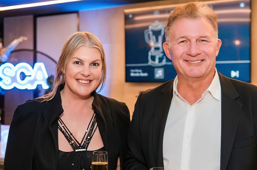 Hit Network content director Amanda Lee and CRA CEO Ford Ennals
