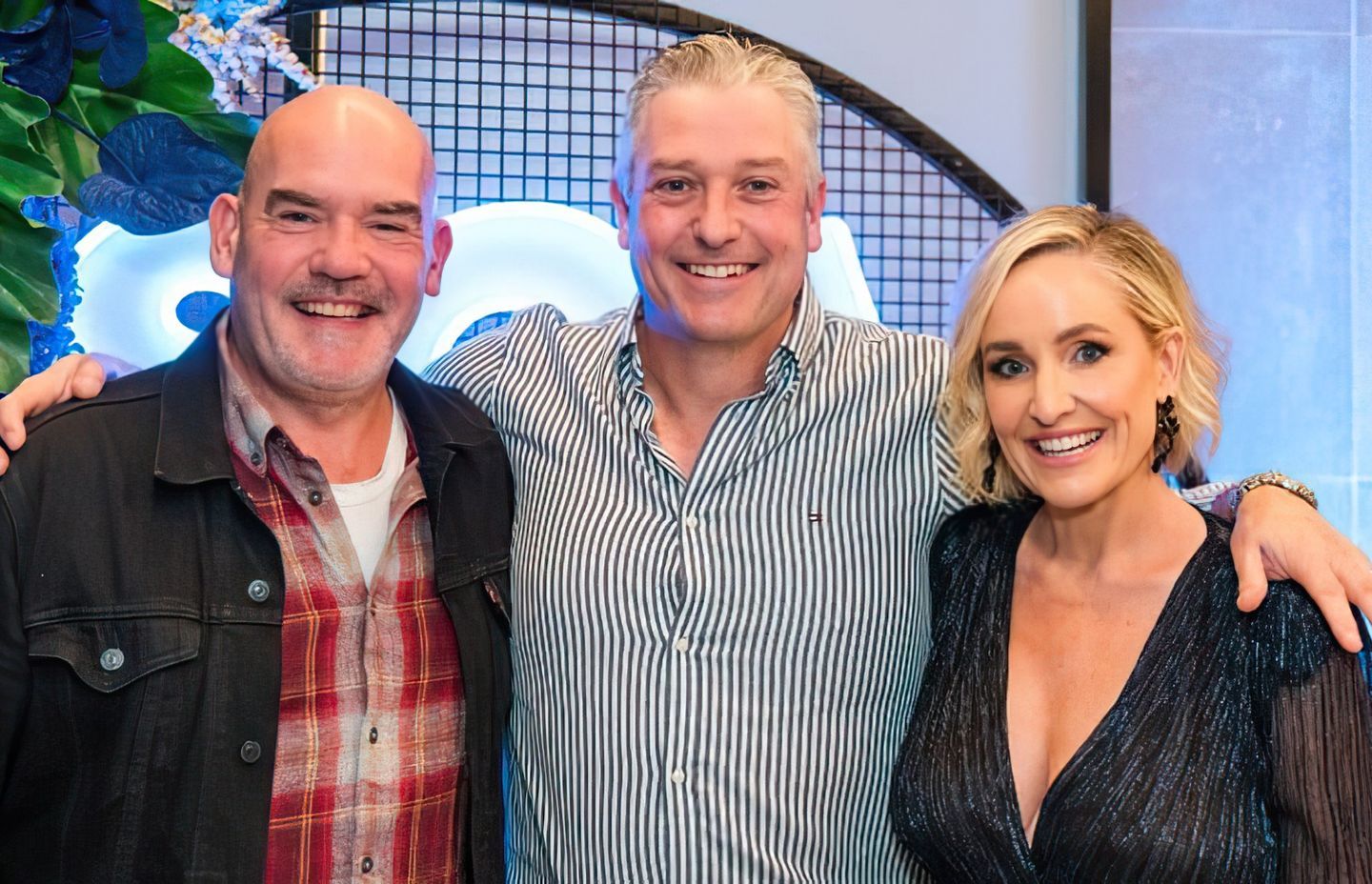 Marty Sheargold, SCA chief content officer Dave Cameron and Fifi Box