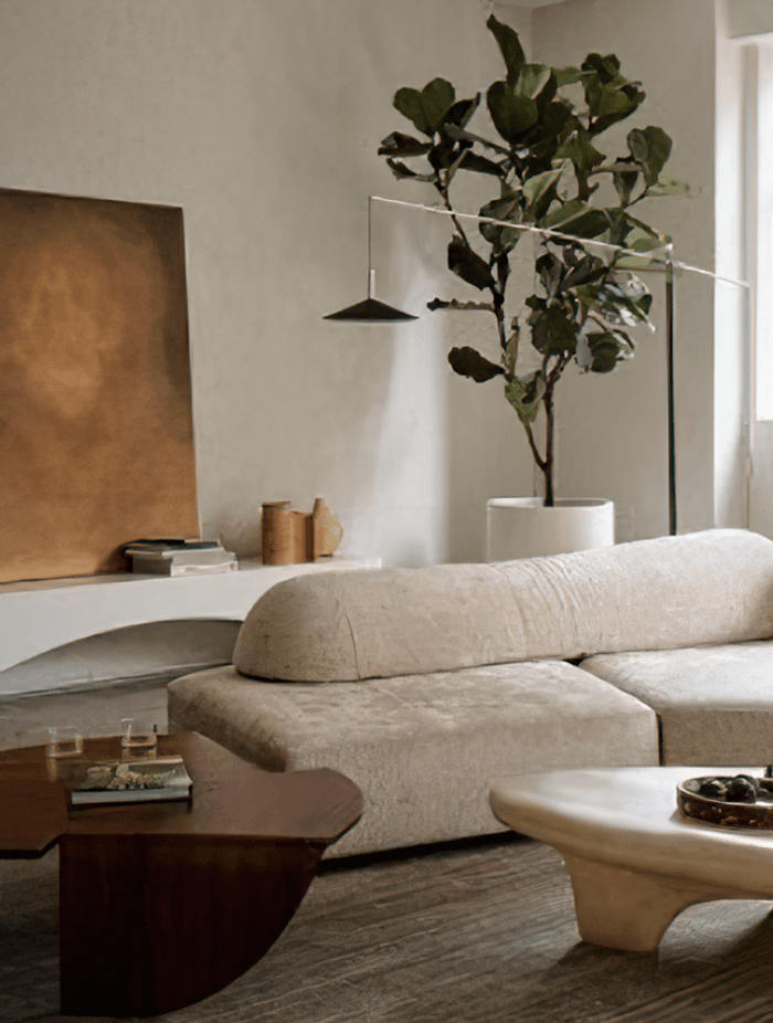 Image Credit:  Alexander & Co | Textured walls + organic furniture