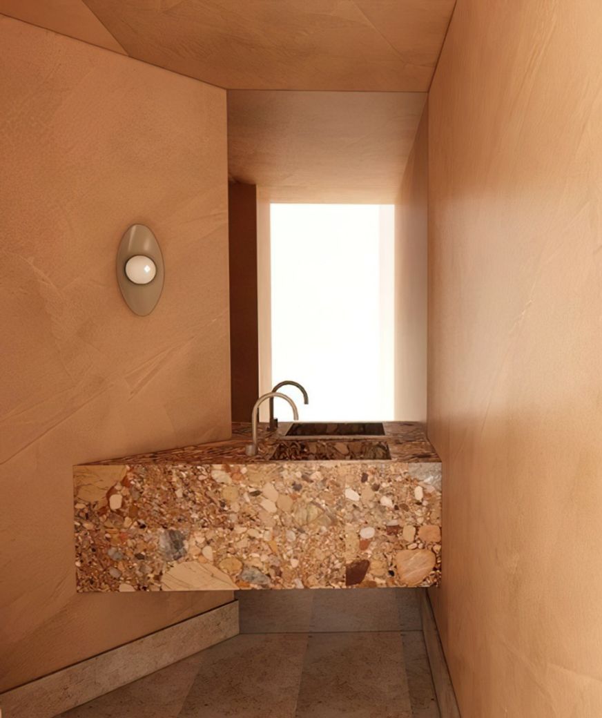 ﻿Image Credit:  Fable Design | Colour blocking statement stone