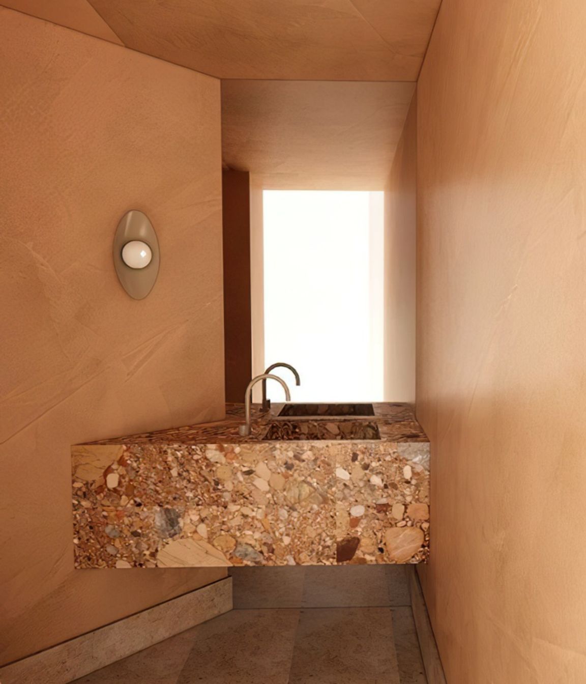 ﻿Image Credit:  Fable Design | Colour blocking statement stone