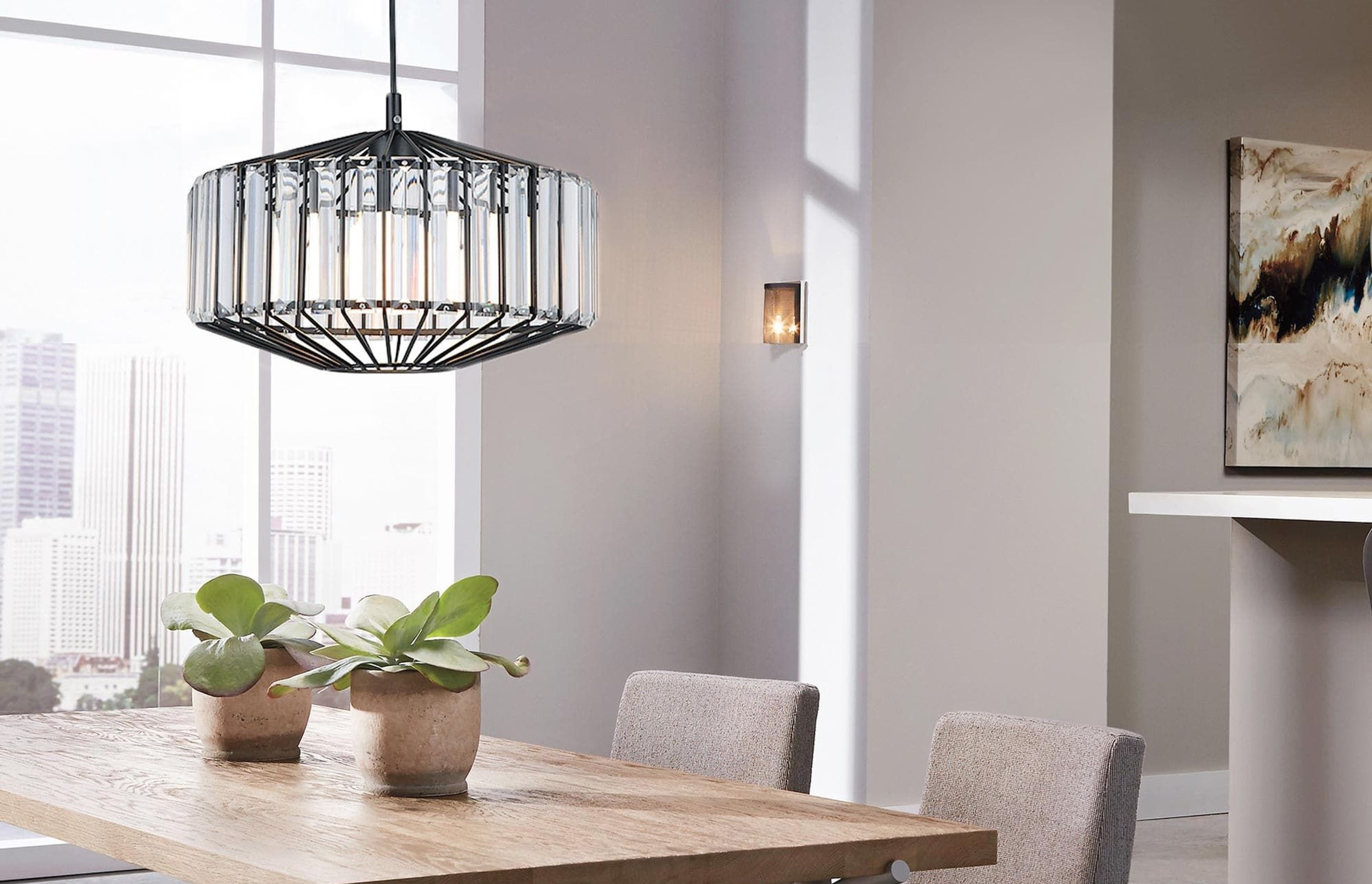 Butler Crystal Pendant Light by Ivory &amp; Deene