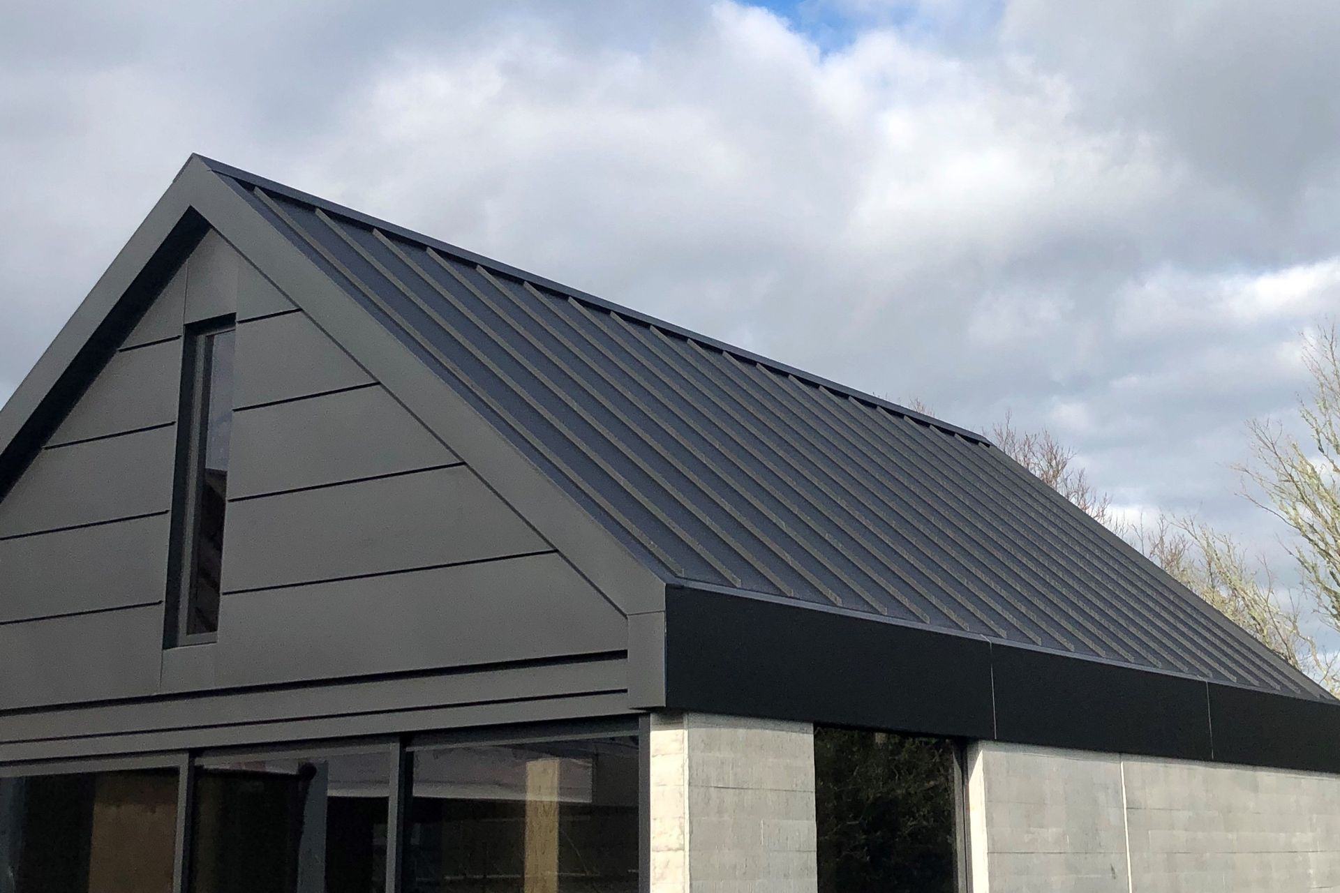Gotham Black, from the new EURAMATTES range, has been developed to suit a wide range of architectural styles as well as complement a number of other building materials.