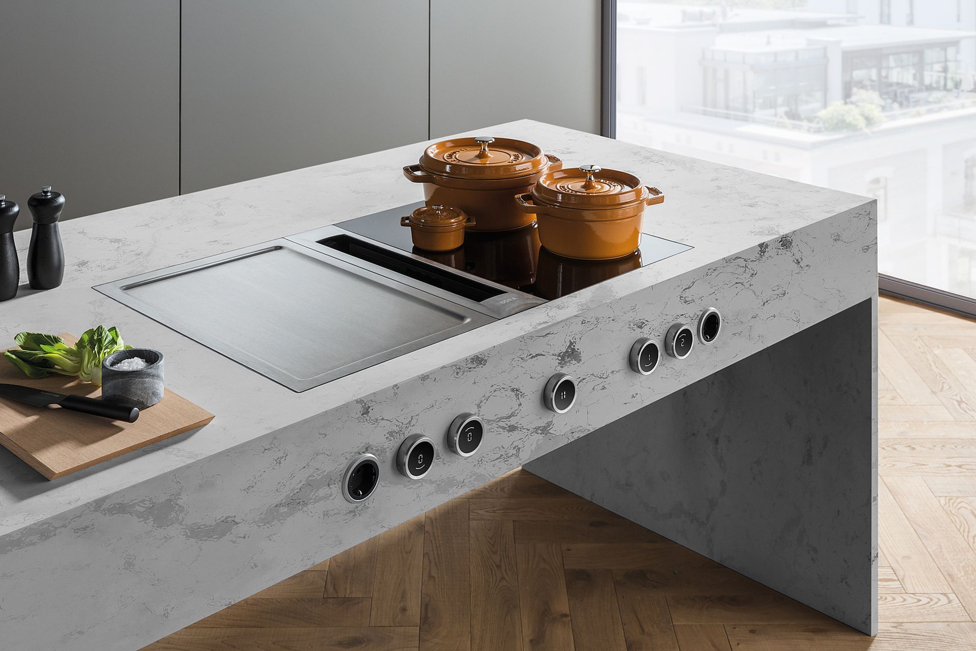 Professional 3.0 Combined Cooktop & Extractor