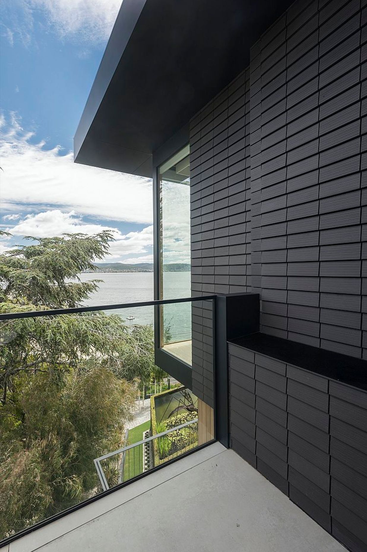 INAX custom ceramic cladding. Fuglsang Developments. Design by Mac Young.