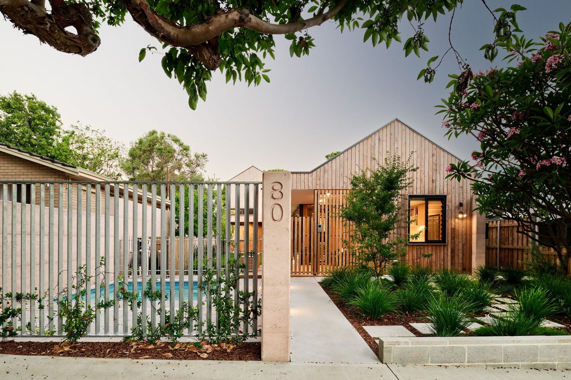 Natural timber can set the tone for the home and the surrounding area. Featured Project: The Derby by Weststyle
