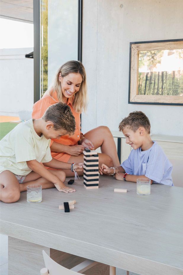 Fátima Cantó enjoying her all-new outdoor area