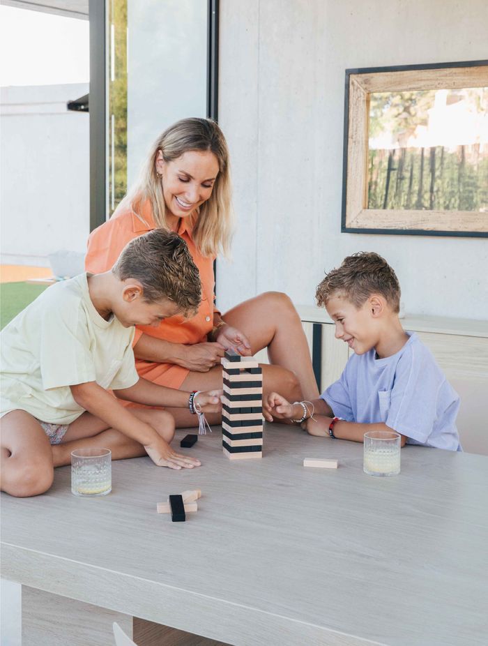 Fátima Cantó enjoying her all-new outdoor area