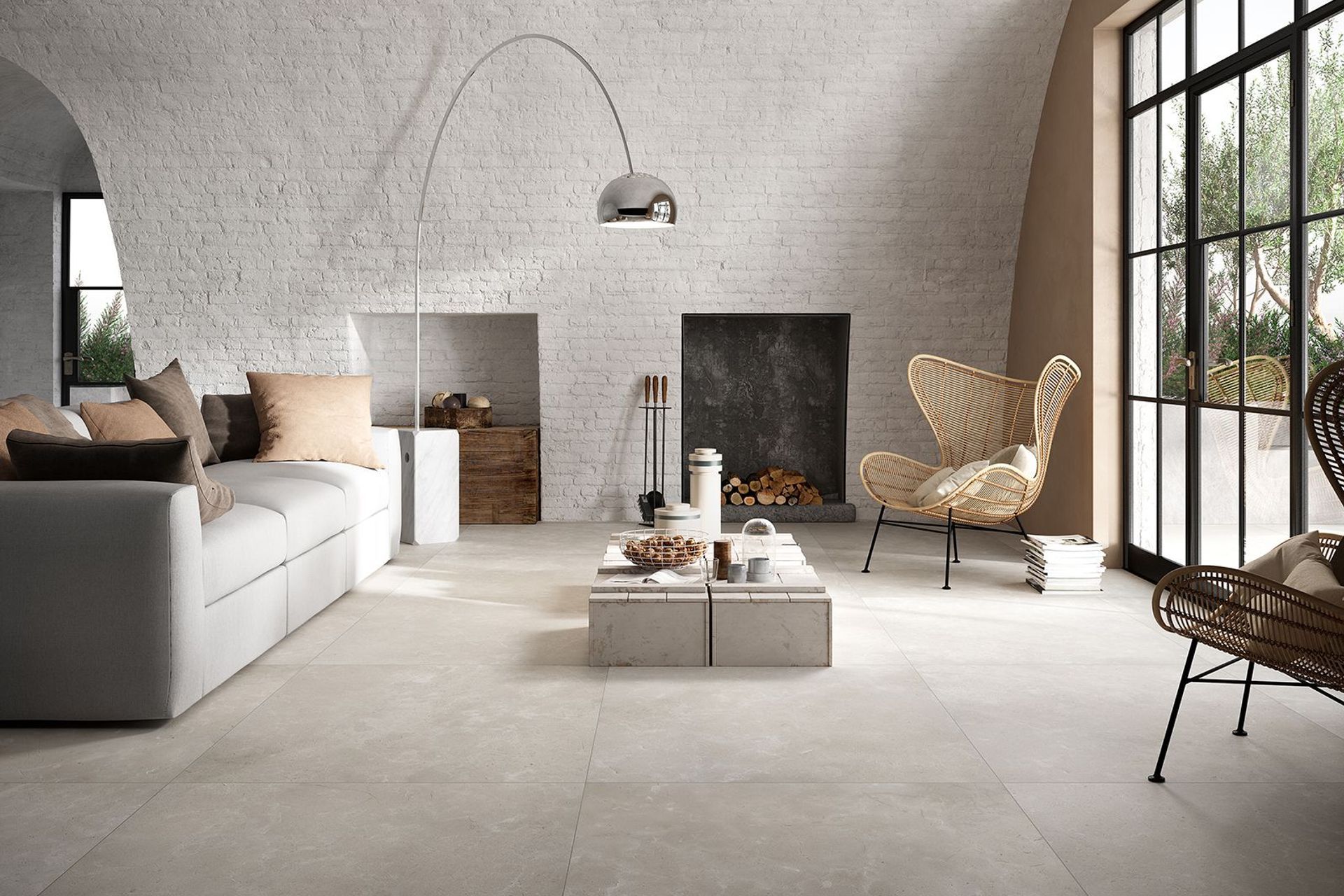 Tile thickness can vary on the material and application.