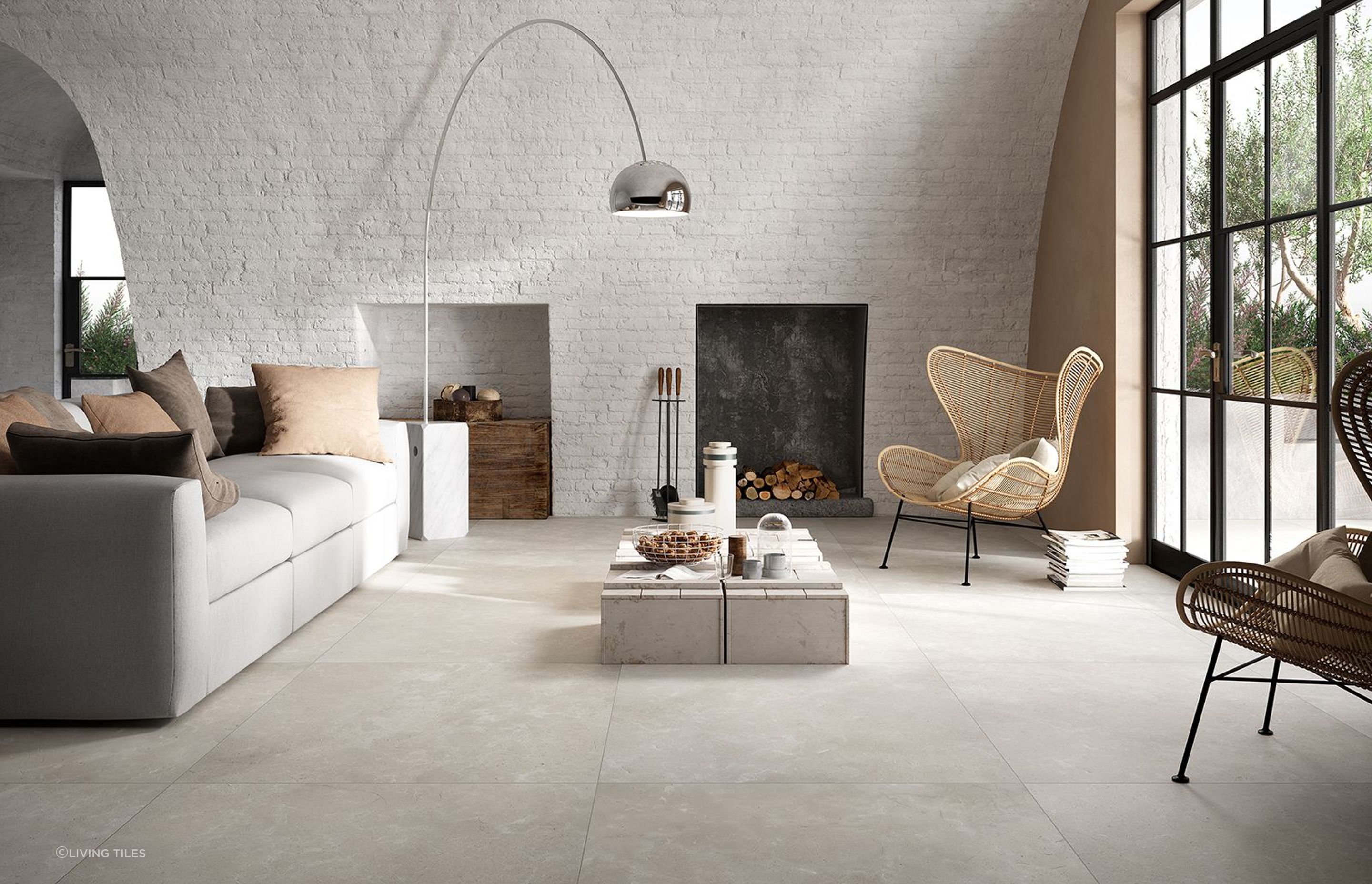 Tile thickness can vary on the material and application.